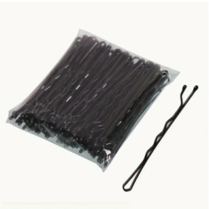 50pcs Simple U-shaped Metal Wavy Broken Hair Clip, Hair Clip