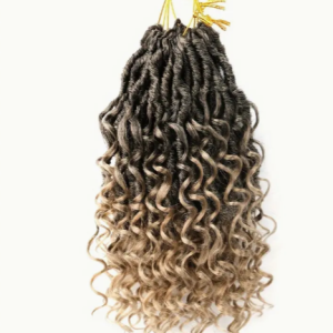 Locs Crochet Hair - 10 Inch Pre-Looped River Locs with Curly Ends  (#T27)
