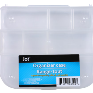Plastic 9-Compartment Organizer Case