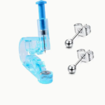 3pcs Professional Ear Piercing Gun Kit - Safe, Easy-to-Use & Durable Plastic Design for Precise Personal Care