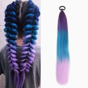 Synthetic 26Inch Colorful Braiding Hair Extensions Jumbo Braids Ombre 26 inch(Violet)