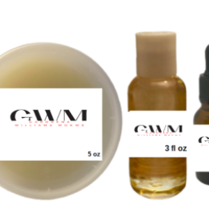 Gardrena Williams Fengureek & Almond Oil Hair Growth Bundle 5 oz hair grease, 3 fl oz oil, 1.8 fl dropper oil